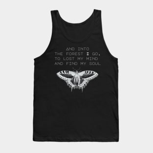 And into the forest I go, hiking design Tank Top